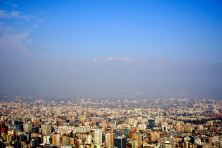 Santiago et son nuage de pollution